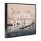 Stupell Industries Don't Give Up Ship Framed Giclee Wall Art Design by Daphne Polselli